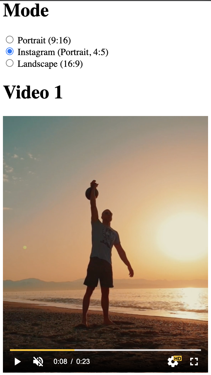 Screenshot of Portrait Mode